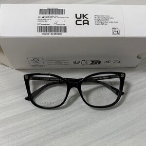 Gucci GG0026O Women's Black Eyeglasses